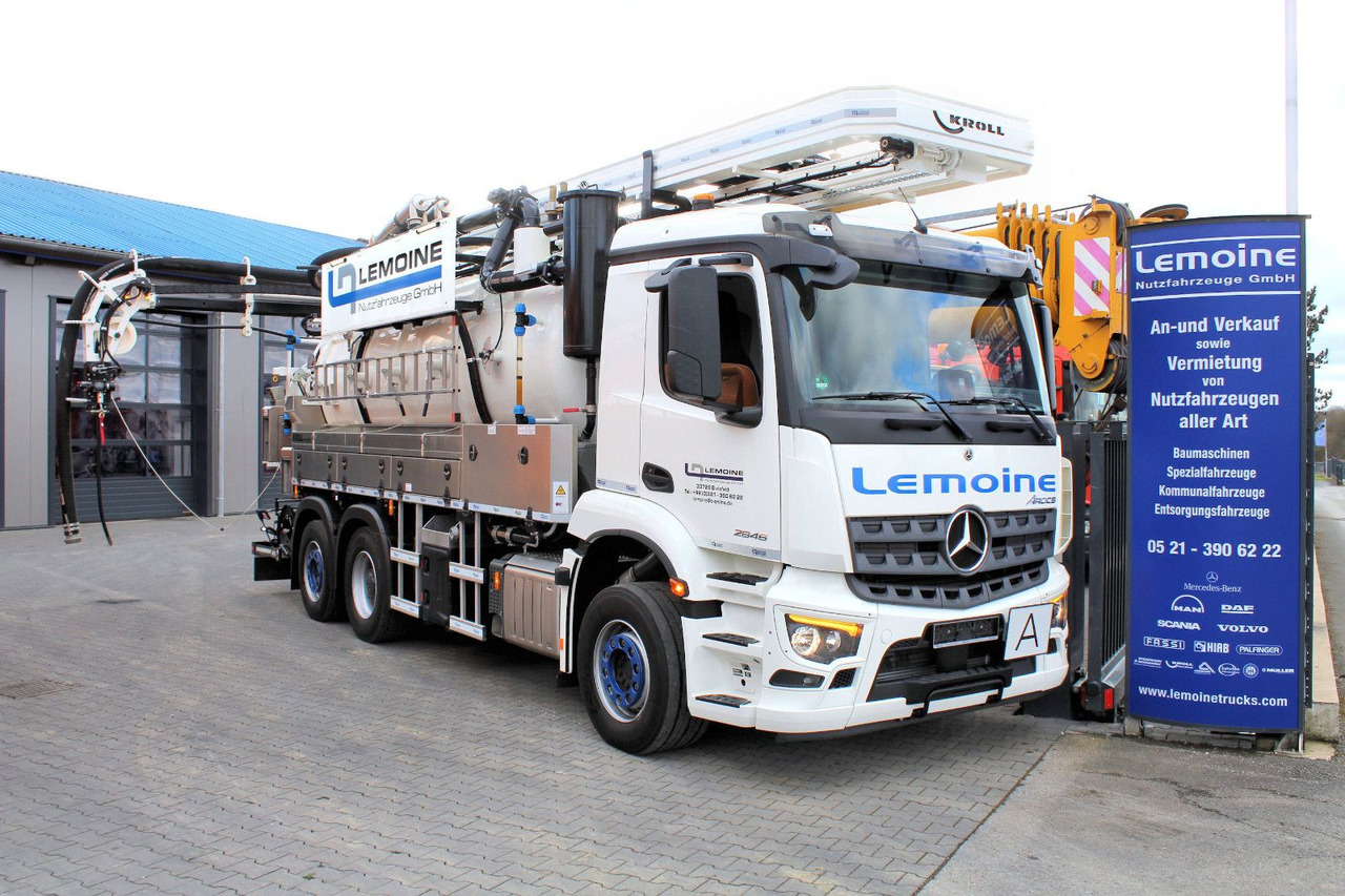 Mercedes-Benz 6x2 KROLL 14m³ HD-Kombi Wasserrückgewinner WRG - Όχημα εκκένωσης βόθρων: φωτογραφία 1 Mercedes-Benz 6x2 KROLL 14m³ HD-Kombi Wasserrückgewinner WRG - Όχημα εκκένωσης βόθρων: φωτογραφία 1