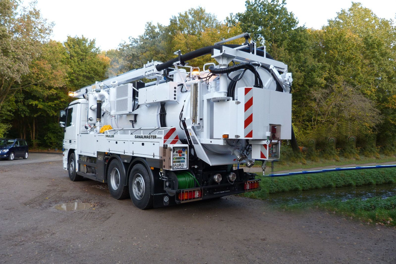 Mercedes-Benz Actros 2844 6x2 Müller 10m³ Canalmaster WRG - Όχημα εκκένωσης βόθρων: φωτογραφία 2 Mercedes-Benz Actros 2844 6x2 Müller 10m³ Canalmaster WRG - Όχημα εκκένωσης βόθρων: φωτογραφία 2