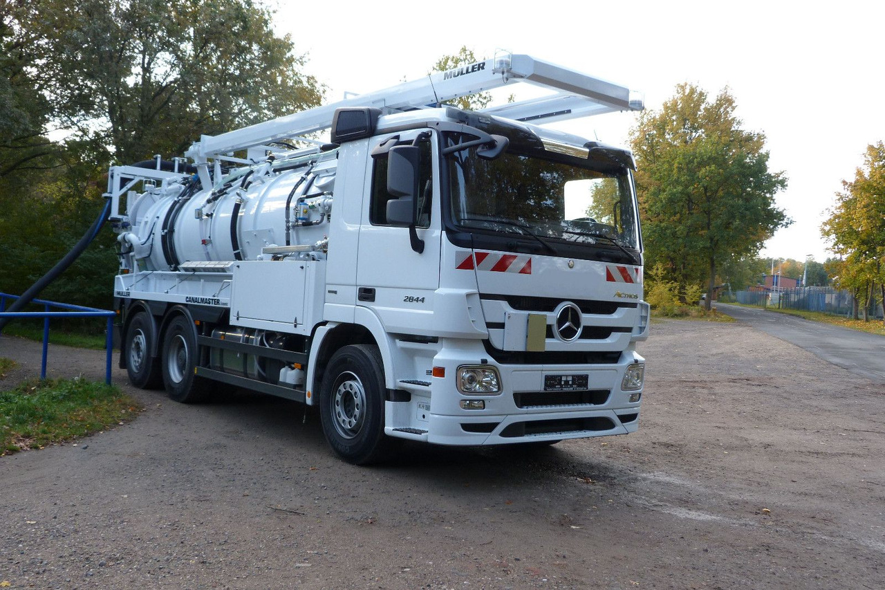Mercedes-Benz Actros 2844 6x2 Müller 10m³ Canalmaster WRG - Όχημα εκκένωσης βόθρων: φωτογραφία 1 Mercedes-Benz Actros 2844 6x2 Müller 10m³ Canalmaster WRG - Όχημα εκκένωσης βόθρων: φωτογραφία 1
