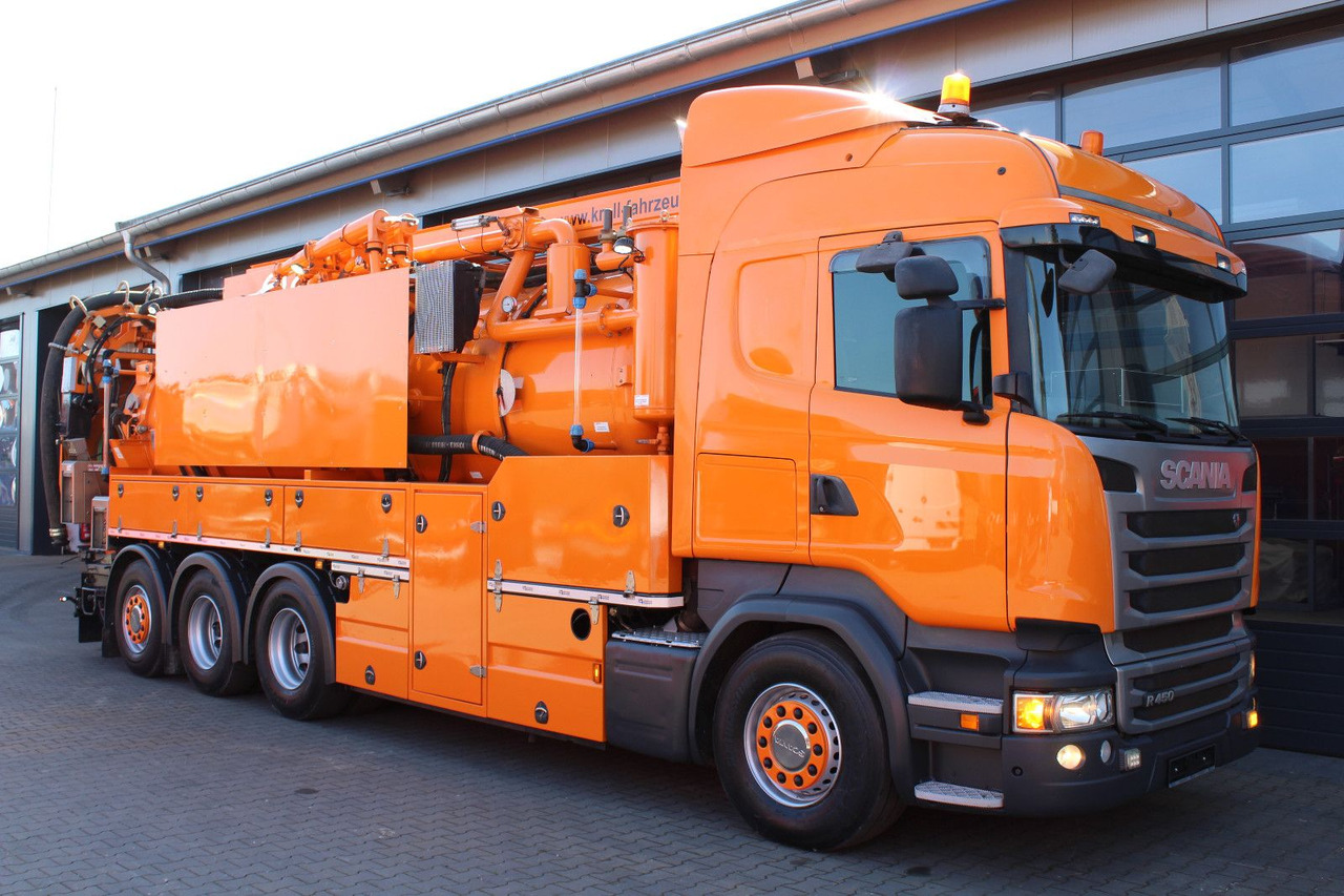 Scania R450 8x4 Kroll 19m³ Wasserrückgewinner Kombi-HD - Όχημα εκκένωσης βόθρων: φωτογραφία 2 Scania R450 8x4 Kroll 19m³ Wasserrückgewinner Kombi-HD - Όχημα εκκένωσης βόθρων: φωτογραφία 2