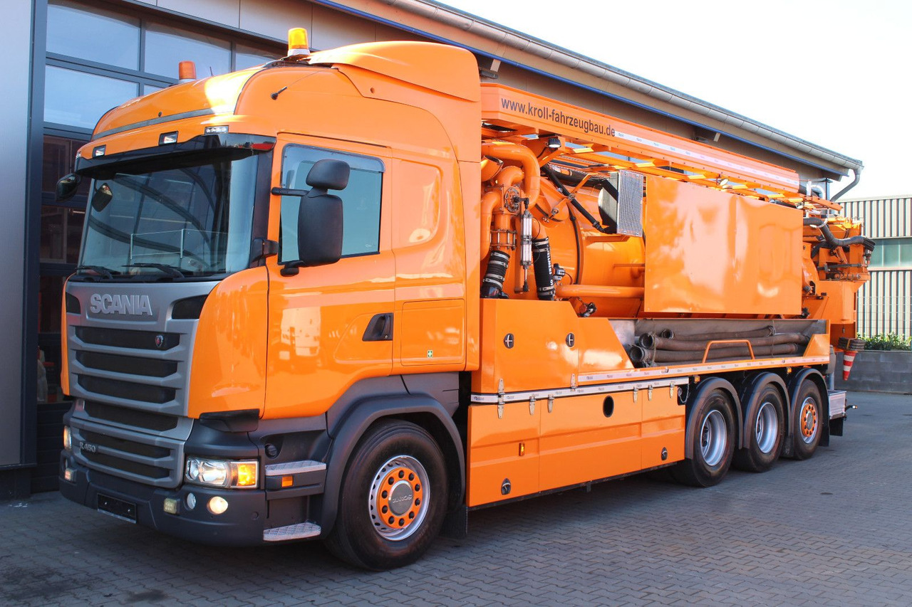 Scania R450 8x4 Kroll 19m³ Wasserrückgewinner Kombi-HD - Όχημα εκκένωσης βόθρων: φωτογραφία 4 Scania R450 8x4 Kroll 19m³ Wasserrückgewinner Kombi-HD - Όχημα εκκένωσης βόθρων: φωτογραφία 4