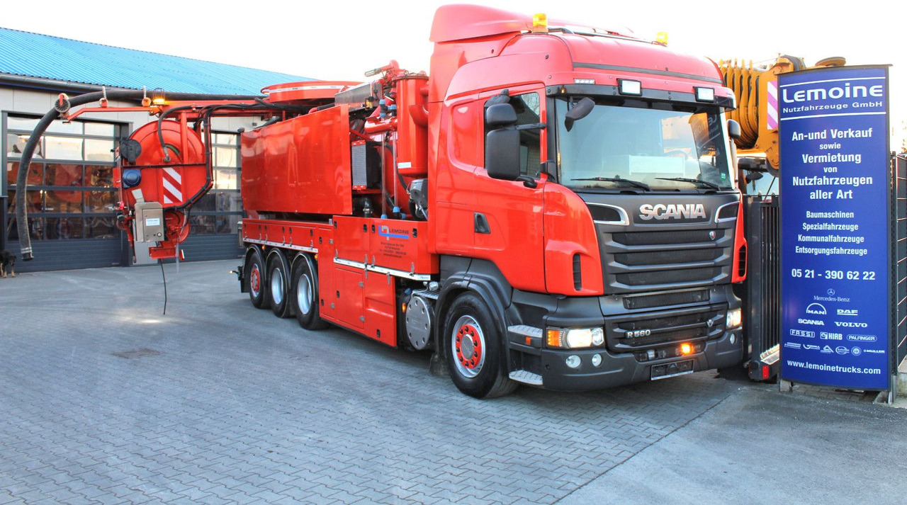 Scania R560 V8 8x4 Kroll 20m³ WRG 2x HD-Pumpe 620 Liter - Όχημα εκκένωσης βόθρων: φωτογραφία 1 Scania R560 V8 8x4 Kroll 20m³ WRG 2x HD-Pumpe 620 Liter - Όχημα εκκένωσης βόθρων: φωτογραφία 1