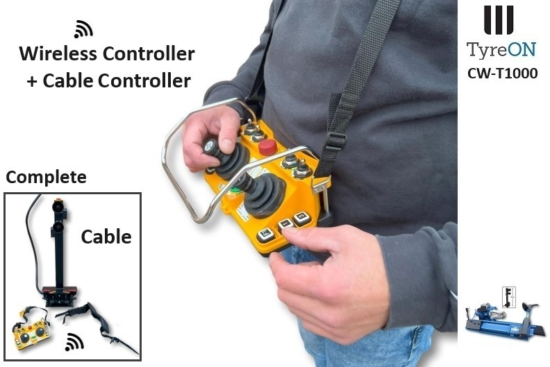 T1000W truck tyrechanger 56 Inch 2 mounting speeds - fully automatic - power 4kW+4kW - Wireless controller (as extra) - Εξοπλισμός γκαράζ: φωτογραφία 2 T1000W truck tyrechanger 56 Inch 2 mounting speeds - fully automatic - power 4kW+4kW - Wireless controller (as extra) - Εξοπλισμός γκαράζ: φωτογραφία 2