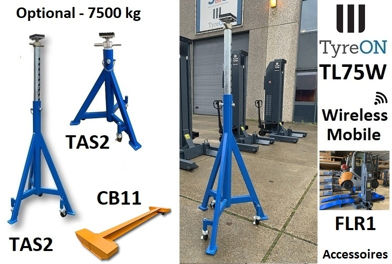 Εξοπλισμός γκαράζ TL75W-4 30T Mobile truck lift - wireless - battery powered: φωτογραφία 10 Εξοπλισμός γκαράζ TL75W-4 30T Mobile truck lift - wireless - battery powered: φωτογραφία 10