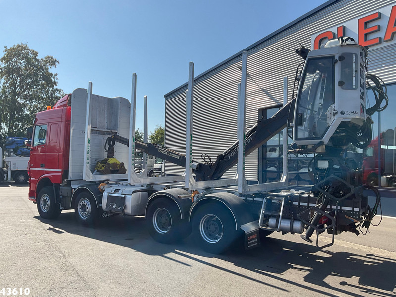 Φορτηγό με γερανό DAF FAD XF 530 8x4 Holzkran: φωτογραφία 6