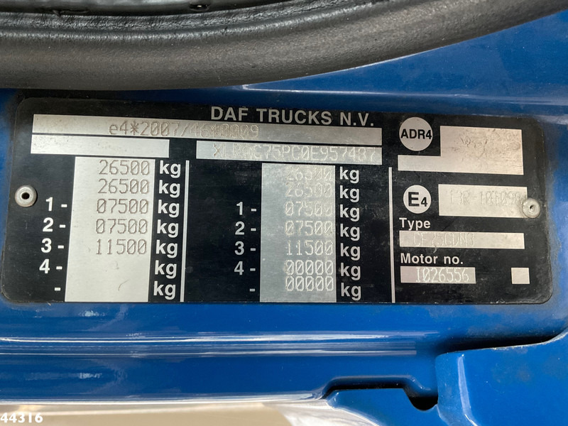 Μίσθωση DAF FAG 75 CF 250 Zoeller 21m³ DAF FAG 75 CF 250 Zoeller 21m³: φωτογραφία 19