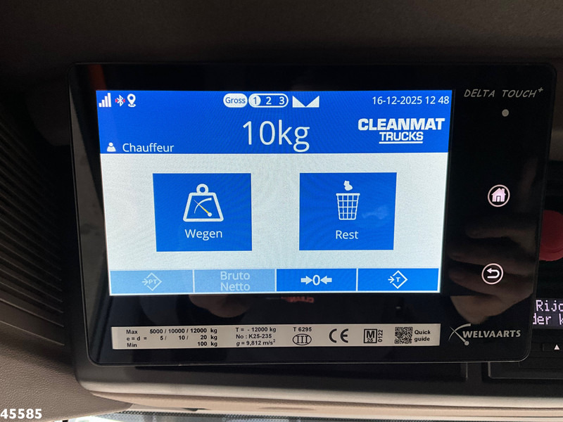 Απορριμματοφόρο DAF FAG XD 340 Euro 6 Geesink 20m³ Welvaarts weighing system: φωτογραφία 20