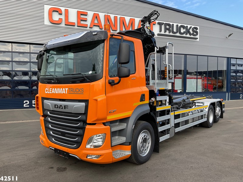 DAF FAN CF 430 HMF 23 Tonmeter laadkraan - Φορτηγό φόρτωσης γάντζου, Φορτηγό με γερανό: φωτογραφία 2 DAF FAN CF 430 HMF 23 Tonmeter laadkraan - Φορτηγό φόρτωσης γάντζου, Φορτηγό με γερανό: φωτογραφία 2