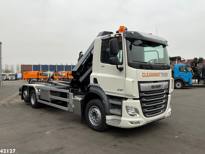 DAF FAN CF 430 HMF 23 Tonmeter laadkraan - Φορτηγό φόρτωσης γάντζου, Φορτηγό με γερανό: φωτογραφία 3 DAF FAN CF 430 HMF 23 Tonmeter laadkraan - Φορτηγό φόρτωσης γάντζου, Φορτηγό με γερανό: φωτογραφία 3
