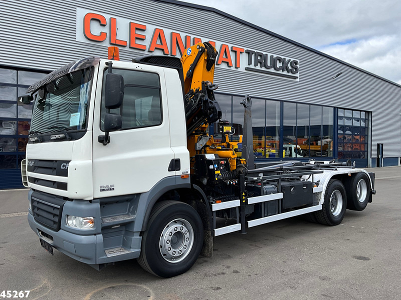 DAF FAS 85 CF 410 Effer 16 Tonmeter laadkraan - Φορτηγό φόρτωσης γάντζου, Φορτηγό με γερανό: φωτογραφία 2 DAF FAS 85 CF 410 Effer 16 Tonmeter laadkraan - Φορτηγό φόρτωσης γάντζου, Φορτηγό με γερανό: φωτογραφία 2