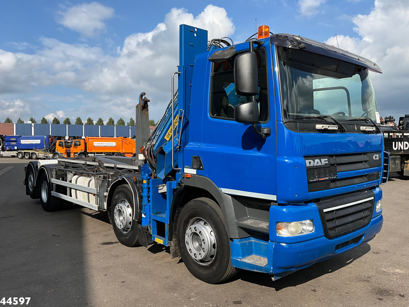 DAF FAX 85 CF 360 8x2 Euro 5 Hiab 16 Tonmeter laadkraan - Φορτηγό φόρτωσης γάντζου, Φορτηγό με γερανό: φωτογραφία 3 DAF FAX 85 CF 360 8x2 Euro 5 Hiab 16 Tonmeter laadkraan - Φορτηγό φόρτωσης γάντζου, Φορτηγό με γερανό: φωτογραφία 3