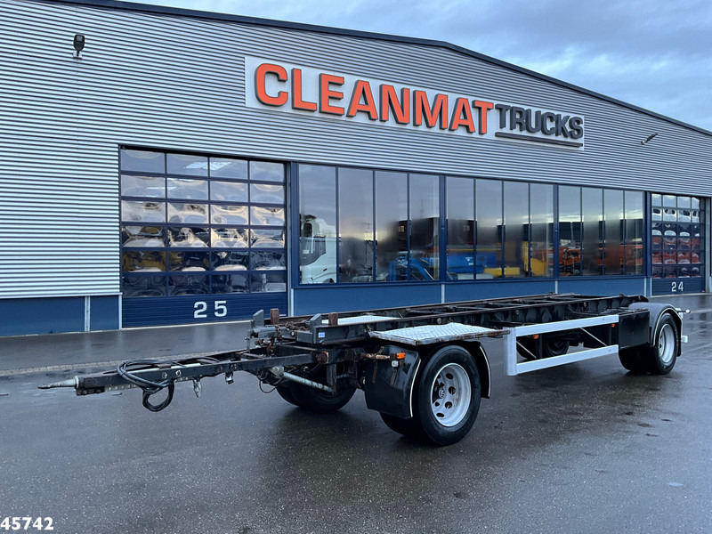 Floor 2-assige container aanhangwagen - Ρυμούλκα μεταφοράς εμπορευματοκιβωτίων/ Κινητό αμάξωμα: φωτογραφία 1 Floor 2-assige container aanhangwagen - Ρυμούλκα μεταφοράς εμπορευματοκιβωτίων/ Κινητό αμάξωμα: φωτογραφία 1