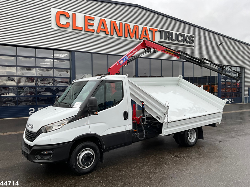 Iveco Daily 72C18 HMF laadkraan 3,4 Tonmeter laadkraan + Meiller 3-zijdige kipper New & Unused!! - Φορτηγό ανατρεπόμενο, Φορτηγό με γερανό: φωτογραφία 2 Iveco Daily 72C18 HMF laadkraan 3,4 Tonmeter laadkraan + Meiller 3-zijdige kipper New & Unused!! - Φορτηγό ανατρεπόμενο, Φορτηγό με γερανό: φωτογραφία 2