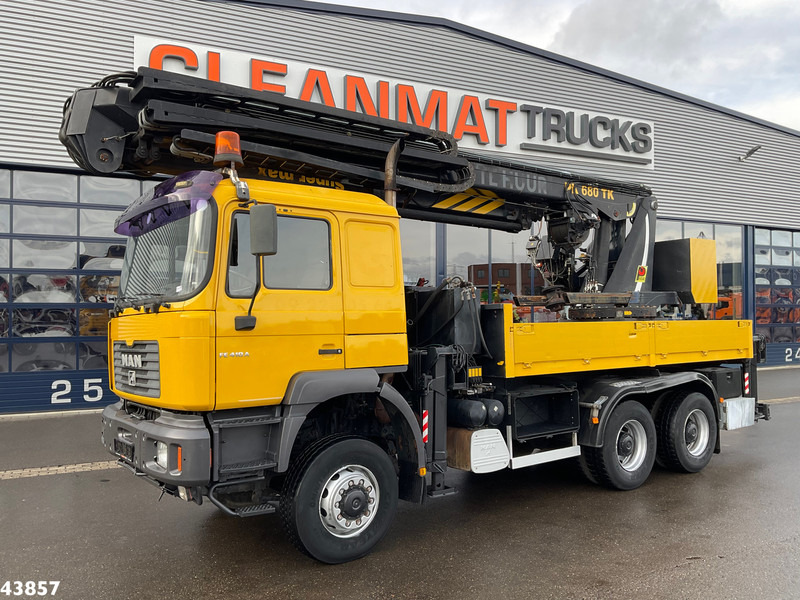 MAN F2000 6x6 Full Steel Manual Palfinger 68 Meter Dachdecker kran Just 54.133 km! - Φορτηγό με γερανό: φωτογραφία 2 MAN F2000 6x6 Full Steel Manual Palfinger 68 Meter Dachdecker kran Just 54.133 km! - Φορτηγό με γερανό: φωτογραφία 2