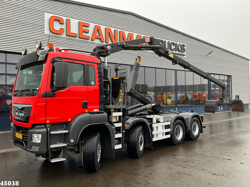 MAN TGS 35.400 8x6 Euro 6 HMF 16 Tonmeter Z-kraan - Φορτηγό φόρτωσης γάντζου, Φορτηγό με γερανό: φωτογραφία 1 MAN TGS 35.400 8x6 Euro 6 HMF 16 Tonmeter Z-kraan - Φορτηγό φόρτωσης γάντζου, Φορτηγό με γερανό: φωτογραφία 1
