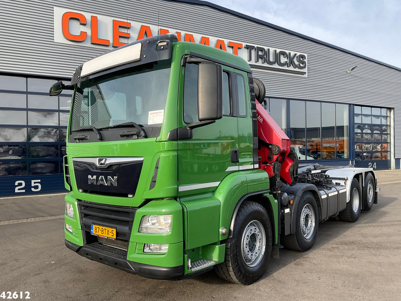 MAN TGS 35.460 8x2 Euro 6 HMF 26 Tonmeter laadkraan - Φορτηγό φόρτωσης γάντζου, Φορτηγό με γερανό: φωτογραφία 2 MAN TGS 35.460 8x2 Euro 6 HMF 26 Tonmeter laadkraan - Φορτηγό φόρτωσης γάντζου, Φορτηγό με γερανό: φωτογραφία 2