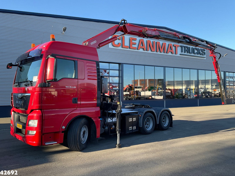MAN TGX 28.440 Euro 6 Fassi 23 Tonmeter laadkraan + Fly-Jib - Φορτηγό με γερανό: φωτογραφία 1 MAN TGX 28.440 Euro 6 Fassi 23 Tonmeter laadkraan + Fly-Jib - Φορτηγό με γερανό: φωτογραφία 1