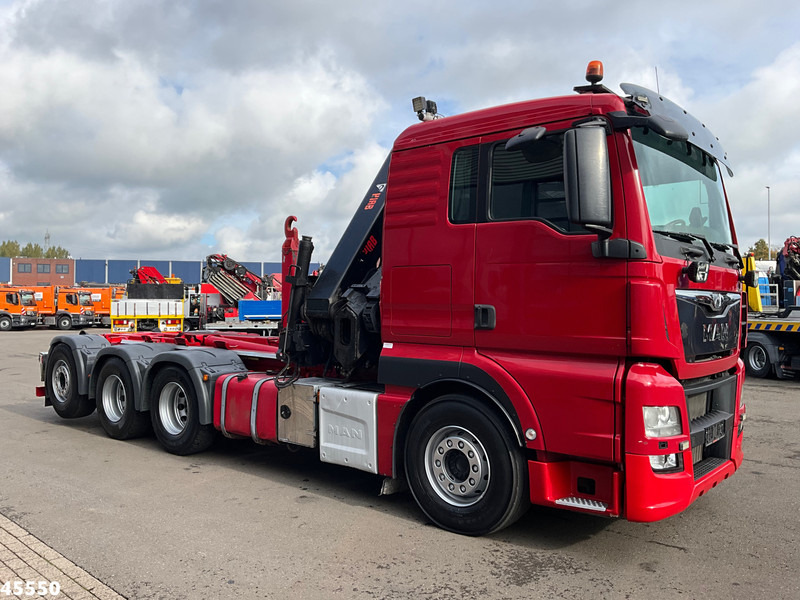 MAN TGX 35.480 8x4 Euro 6 Hiab 28 Tonmeter laadkraan - Φορτηγό φόρτωσης γάντζου, Φορτηγό με γερανό: φωτογραφία 3 MAN TGX 35.480 8x4 Euro 6 Hiab 28 Tonmeter laadkraan - Φορτηγό φόρτωσης γάντζου, Φορτηγό με γερανό: φωτογραφία 3