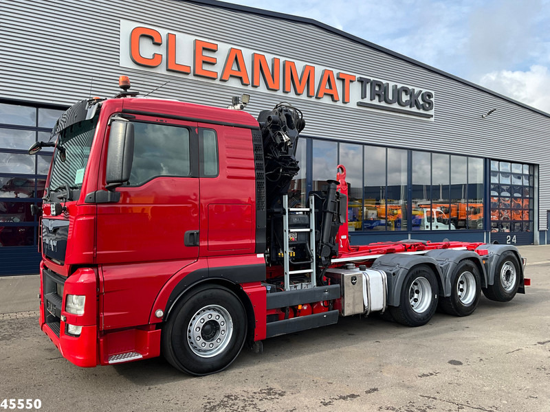MAN TGX 35.480 8x4 Euro 6 Hiab 28 Tonmeter laadkraan - Φορτηγό φόρτωσης γάντζου, Φορτηγό με γερανό: φωτογραφία 2 MAN TGX 35.480 8x4 Euro 6 Hiab 28 Tonmeter laadkraan - Φορτηγό φόρτωσης γάντζου, Φορτηγό με γερανό: φωτογραφία 2