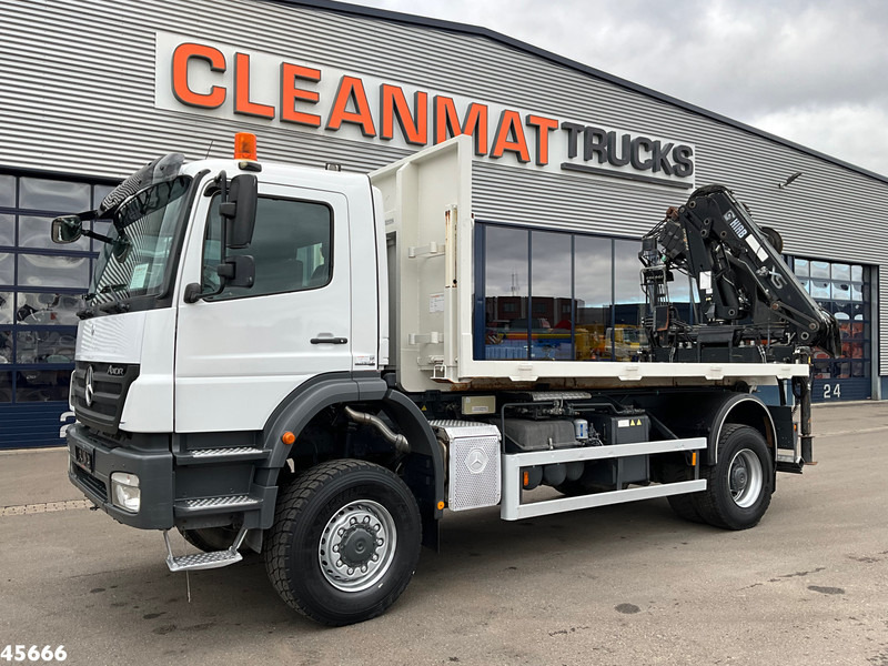 Mercedes-Benz AXOR 1929 4x4 VDL 14 Ton haakarmsysteem + Laadplateau met Hiab 14 Tonmeter laadkraan - Φορτηγό με γερανό: φωτογραφία 3 Mercedes-Benz AXOR 1929 4x4 VDL 14 Ton haakarmsysteem + Laadplateau met Hiab 14 Tonmeter laadkraan - Φορτηγό με γερανό: φωτογραφία 3