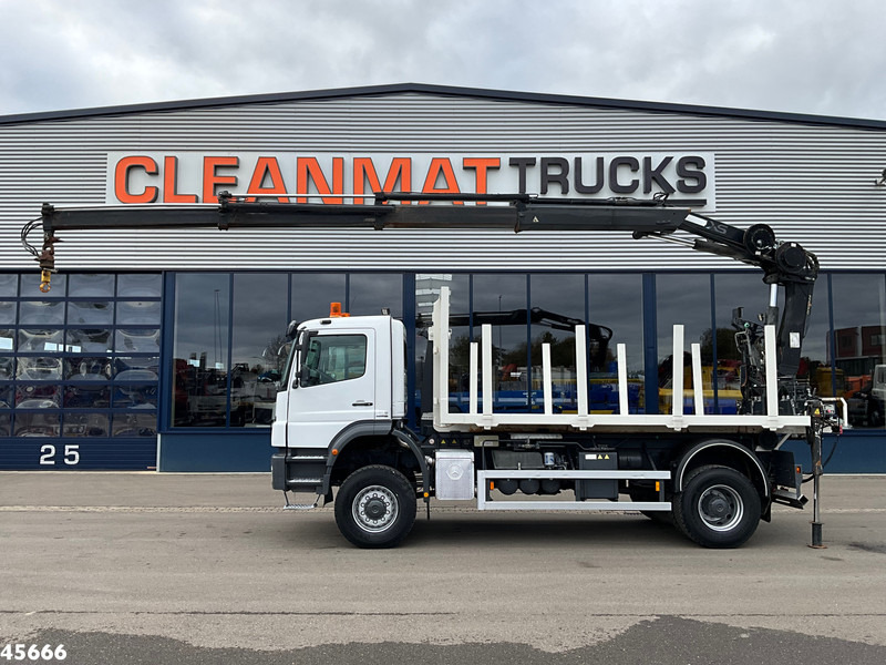 Mercedes-Benz AXOR 1929 4x4 VDL 14 Ton haakarmsysteem + Laadplateau met Hiab 14 Tonmeter laadkraan - Φορτηγό με γερανό: φωτογραφία 1 Mercedes-Benz AXOR 1929 4x4 VDL 14 Ton haakarmsysteem + Laadplateau met Hiab 14 Tonmeter laadkraan - Φορτηγό με γερανό: φωτογραφία 1