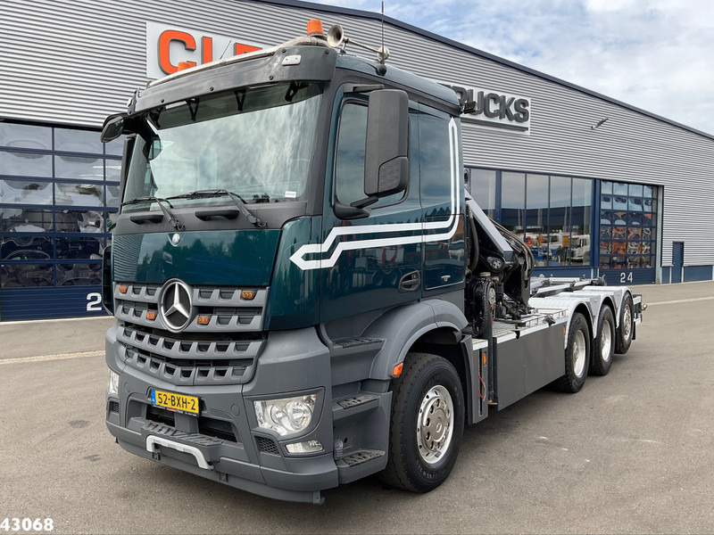 Mercedes-Benz Arocs 3251 8x4 Euro 6 Hiab 28 Tonmeter laadkraan - Φορτηγό φόρτωσης γάντζου, Φορτηγό με γερανό: φωτογραφία 2 Mercedes-Benz Arocs 3251 8x4 Euro 6 Hiab 28 Tonmeter laadkraan - Φορτηγό φόρτωσης γάντζου, Φορτηγό με γερανό: φωτογραφία 2