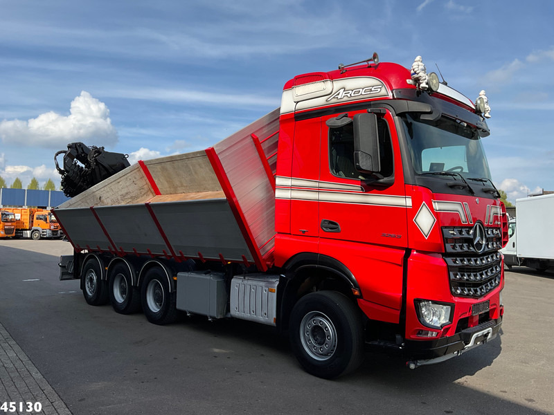Μίσθωση Mercedes-Benz Arocs 3263 8x4 Hiab 37 Tonmeter laadkraan + Fly-Jib Mercedes-Benz Arocs 3263 8x4 Hiab 37 Tonmeter laadkraan + Fly-Jib: φωτογραφία 8