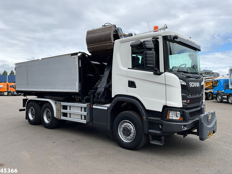 Scania G 410 6x6 Euro 6 Palfinger 17 Tonmeter Z-kraan - Φορτηγό ανατρεπόμενο, Φορτηγό με γερανό: φωτογραφία 5 Scania G 410 6x6 Euro 6 Palfinger 17 Tonmeter Z-kraan - Φορτηγό ανατρεπόμενο, Φορτηγό με γερανό: φωτογραφία 5
