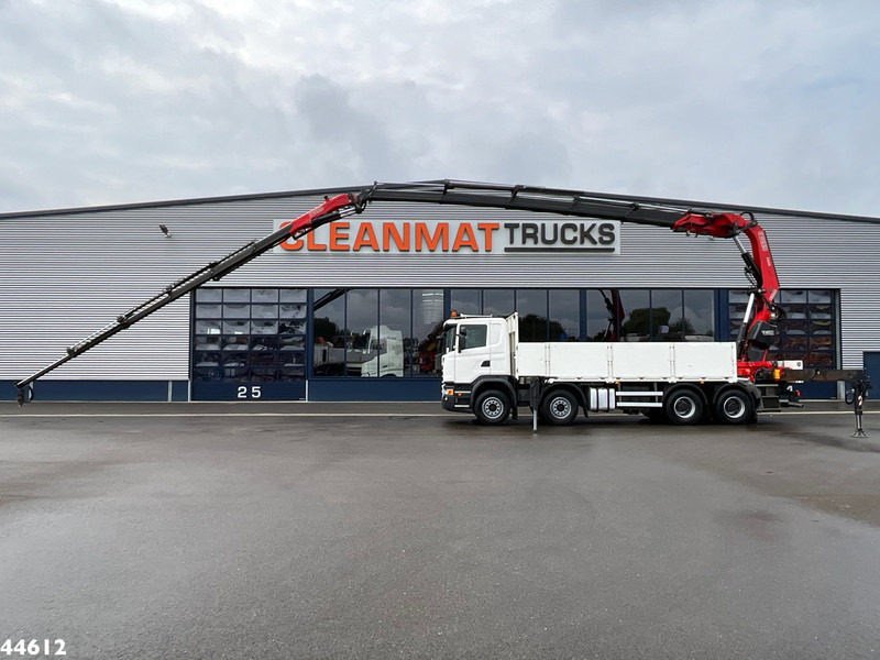 Scania G 450 8x4 Euro 6 Fassi 66 Tonmeter laadkraan + Fly-jib Just 176.555 Km! - Φορτηγό με γερανό: φωτογραφία 1 Scania G 450 8x4 Euro 6 Fassi 66 Tonmeter laadkraan + Fly-jib Just 176.555 Km! - Φορτηγό με γερανό: φωτογραφία 1
