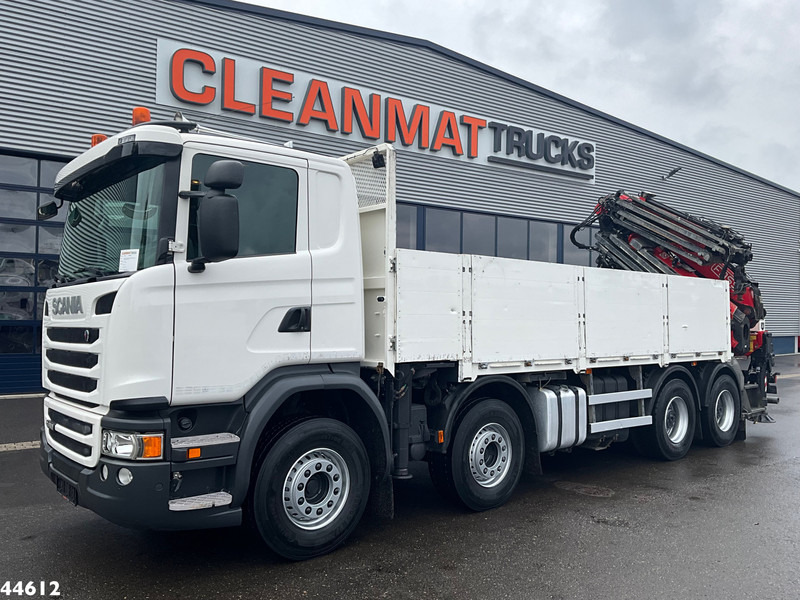 Scania G 450 8x4 Euro 6 Fassi 66 Tonmeter laadkraan + Fly-jib Just 176.555 Km! - Φορτηγό με γερανό: φωτογραφία 2 Scania G 450 8x4 Euro 6 Fassi 66 Tonmeter laadkraan + Fly-jib Just 176.555 Km! - Φορτηγό με γερανό: φωτογραφία 2