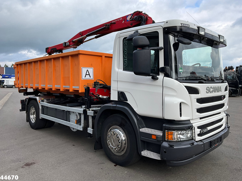 Scania P 320 HMF 12 Tonmeter Z-kraan + Kipper 11m³ - Φορτηγό ανατρεπόμενο, Φορτηγό με γερανό: φωτογραφία 4 Scania P 320 HMF 12 Tonmeter Z-kraan + Kipper 11m³ - Φορτηγό ανατρεπόμενο, Φορτηγό με γερανό: φωτογραφία 4