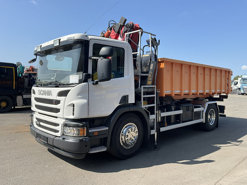 Scania P 320 HMF 12 Tonmeter Z-kraan + Kipper 11m³ - Φορτηγό ανατρεπόμενο, Φορτηγό με γερανό: φωτογραφία 3 Scania P 320 HMF 12 Tonmeter Z-kraan + Kipper 11m³ - Φορτηγό ανατρεπόμενο, Φορτηγό με γερανό: φωτογραφία 3