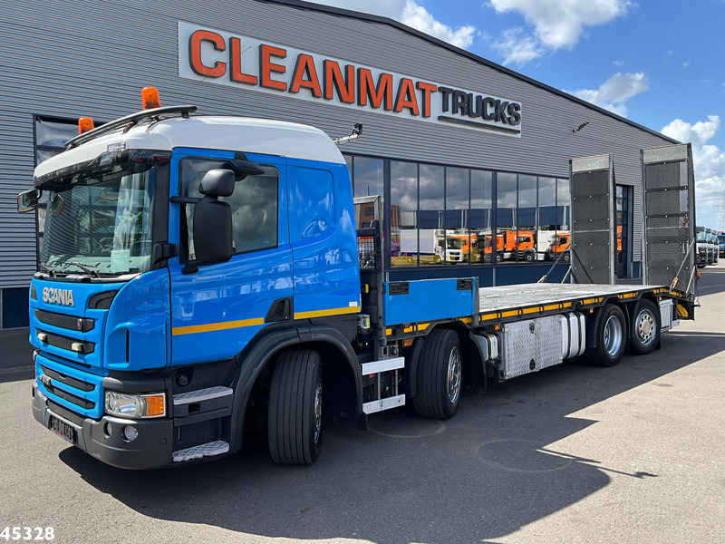 Scania P 410 8x2 Euro 6 Retarder Autotransporter met hydraulische oprijrampen - Φορτηγό αυτοκινητάμαξα: φωτογραφία 1 Scania P 410 8x2 Euro 6 Retarder Autotransporter met hydraulische oprijrampen - Φορτηγό αυτοκινητάμαξα: φωτογραφία 1