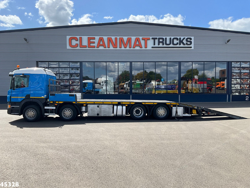 Scania P 410 8x2 Euro 6 Retarder Autotransporter met hydraulische oprijrampen - Φορτηγό αυτοκινητάμαξα: φωτογραφία 3 Scania P 410 8x2 Euro 6 Retarder Autotransporter met hydraulische oprijrampen - Φορτηγό αυτοκινητάμαξα: φωτογραφία 3