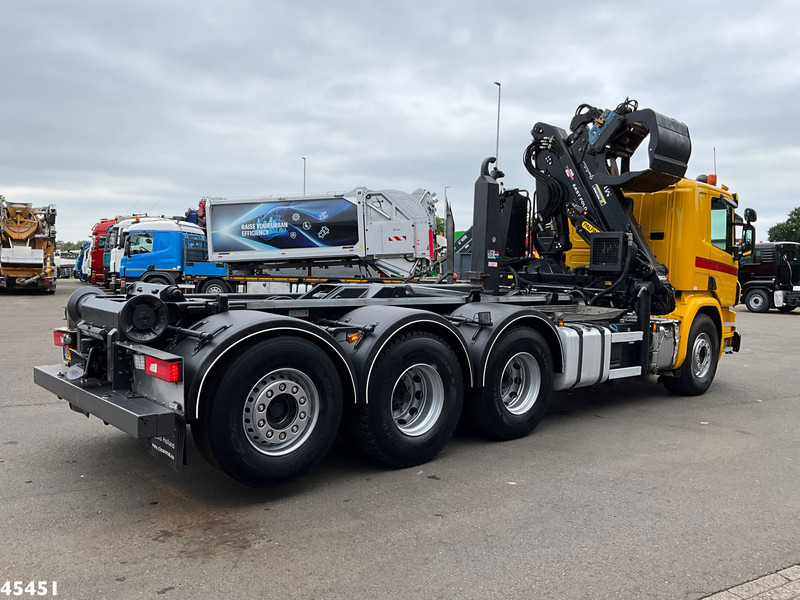 Scania P 410 8x4 Euro 6 Palfinger 14 Tonmeter Z-kraan - Φορτηγό φόρτωσης γάντζου, Φορτηγό με γερανό: φωτογραφία 4 Scania P 410 8x4 Euro 6 Palfinger 14 Tonmeter Z-kraan - Φορτηγό φόρτωσης γάντζου, Φορτηγό με γερανό: φωτογραφία 4