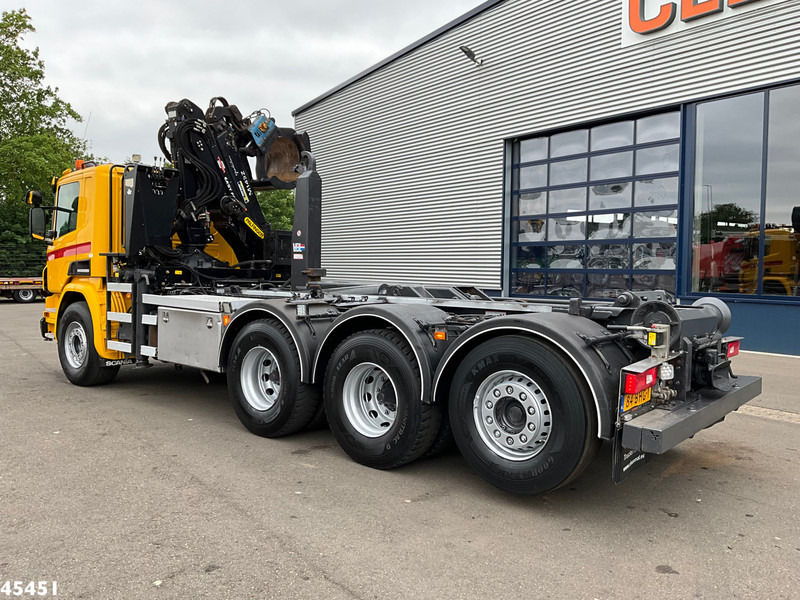 Scania P 410 8x4 Euro 6 Palfinger 14 Tonmeter Z-kraan - Φορτηγό φόρτωσης γάντζου, Φορτηγό με γερανό: φωτογραφία 5 Scania P 410 8x4 Euro 6 Palfinger 14 Tonmeter Z-kraan - Φορτηγό φόρτωσης γάντζου, Φορτηγό με γερανό: φωτογραφία 5