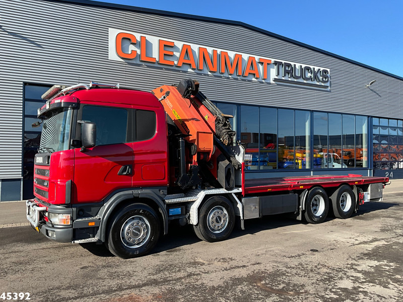 Scania R 124.420 8x4 Palfinger 72 Tonmeter laadkraan + Fly-Jib! - Φορτηγό με γερανό: φωτογραφία 2 Scania R 124.420 8x4 Palfinger 72 Tonmeter laadkraan + Fly-Jib! - Φορτηγό με γερανό: φωτογραφία 2