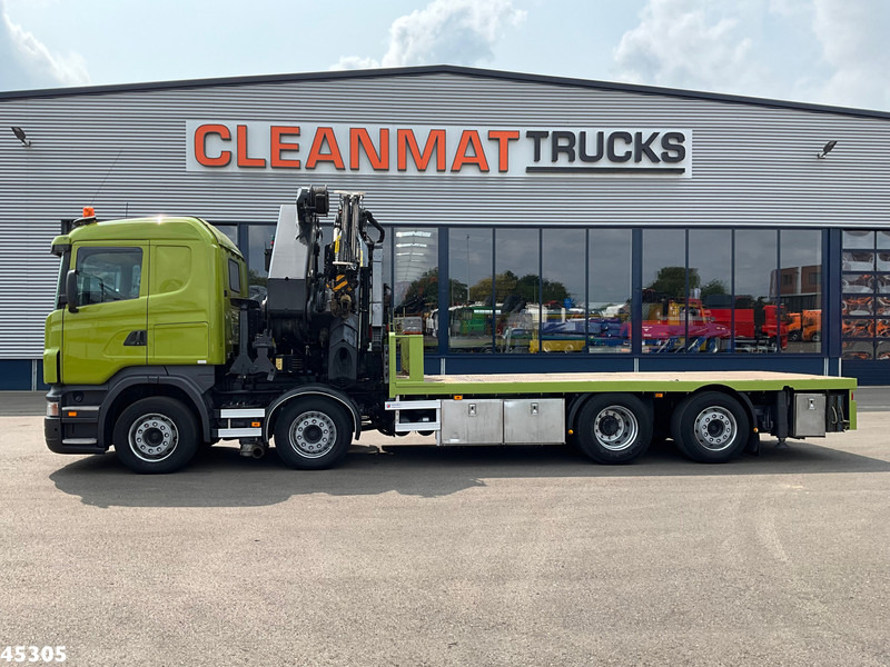 Scania R 420 8x2 manual Palfinger 85 Tonmeter laadkraan + Fly-Jib - Φορτηγό με γερανό: φωτογραφία 3 Scania R 420 8x2 manual Palfinger 85 Tonmeter laadkraan + Fly-Jib - Φορτηγό με γερανό: φωτογραφία 3