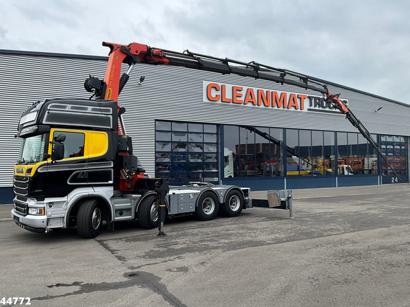 Scania R500 8x4 V8 Retarder Palfinger 53 Tonmeter laadkraan + Fly-Jib - Τράκτορας: φωτογραφία 1 Scania R500 8x4 V8 Retarder Palfinger 53 Tonmeter laadkraan + Fly-Jib - Τράκτορας: φωτογραφία 1