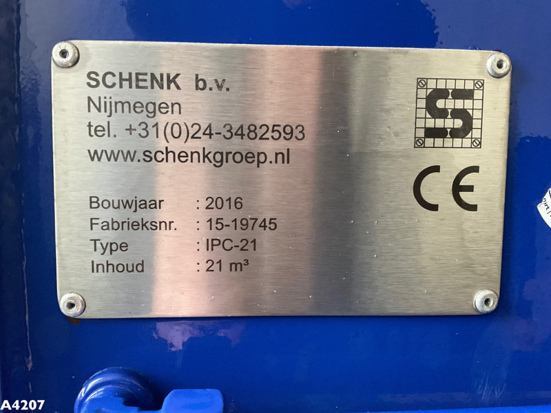 Schenk perscontainer IPC-21 21m3 - Κοντέινερ τύπου γάντζου: φωτογραφία 5 Schenk perscontainer IPC-21 21m3 - Κοντέινερ τύπου γάντζου: φωτογραφία 5