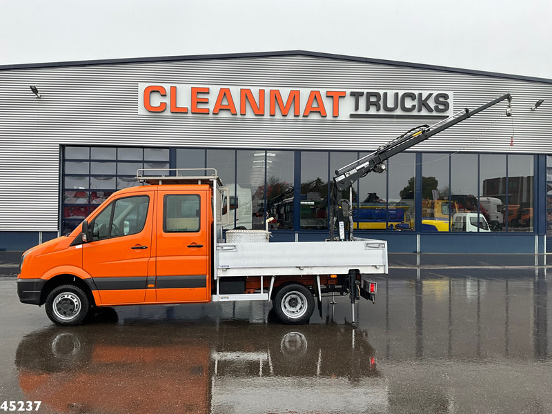 Volkswagen Crafter 46 2.0 TDI DC Hiab 2,2 Tonmeter laadkraan + Lier Just 228.089 km - Φορτηγό σασί, Φορτηγό με γερανό: φωτογραφία 1 Volkswagen Crafter 46 2.0 TDI DC Hiab 2,2 Tonmeter laadkraan + Lier Just 228.089 km - Φορτηγό σασί, Φορτηγό με γερανό: φωτογραφία 1