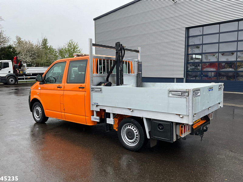 Φορτηγό με γερανό Volkswagen Transporter 2.0 TDI DC Hiab 1,3 Tonmeter laadkraan Just 194.250 km!: φωτογραφία 7