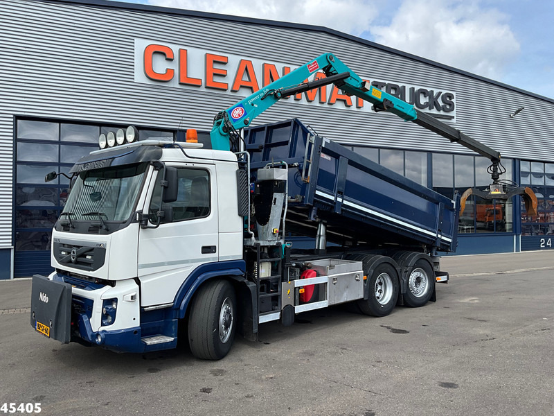 Volvo FM 330 6x2/6x4 Hydrodrive HMF 16 Tonmeter Z-kraan - Φορτηγό ανατρεπόμενο, Φορτηγό με γερανό: φωτογραφία 1 Volvo FM 330 6x2/6x4 Hydrodrive HMF 16 Tonmeter Z-kraan - Φορτηγό ανατρεπόμενο, Φορτηγό με γερανό: φωτογραφία 1