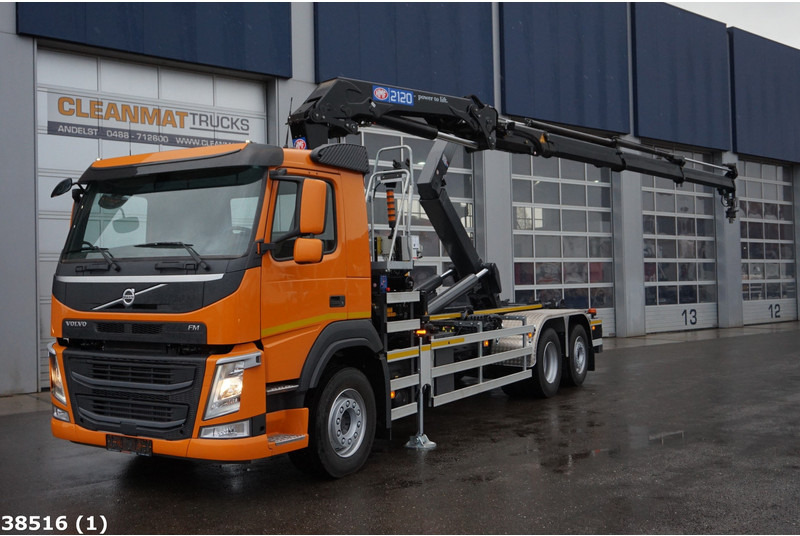 Volvo FM 410 HMF 21 Tonmeter laadkraan - Φορτηγό φόρτωσης γάντζου, Φορτηγό με γερανό: φωτογραφία 1 Volvo FM 410 HMF 21 Tonmeter laadkraan - Φορτηγό φόρτωσης γάντζου, Φορτηγό με γερανό: φωτογραφία 1