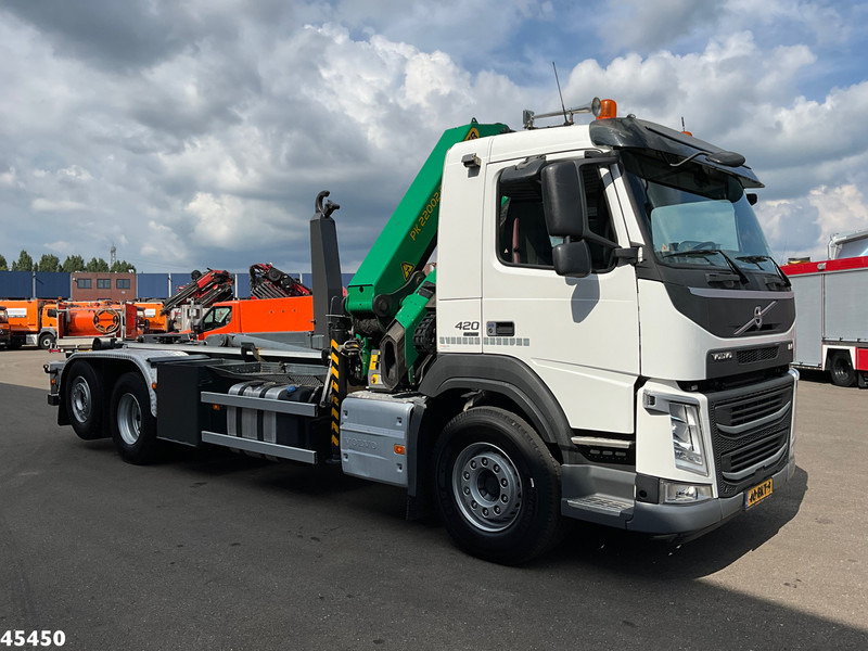 Volvo FM 420 Euro 6 Palfinger 22 Tonmeter laadkraan - Φορτηγό φόρτωσης γάντζου, Φορτηγό με γερανό: φωτογραφία 5 Volvo FM 420 Euro 6 Palfinger 22 Tonmeter laadkraan - Φορτηγό φόρτωσης γάντζου, Φορτηγό με γερανό: φωτογραφία 5