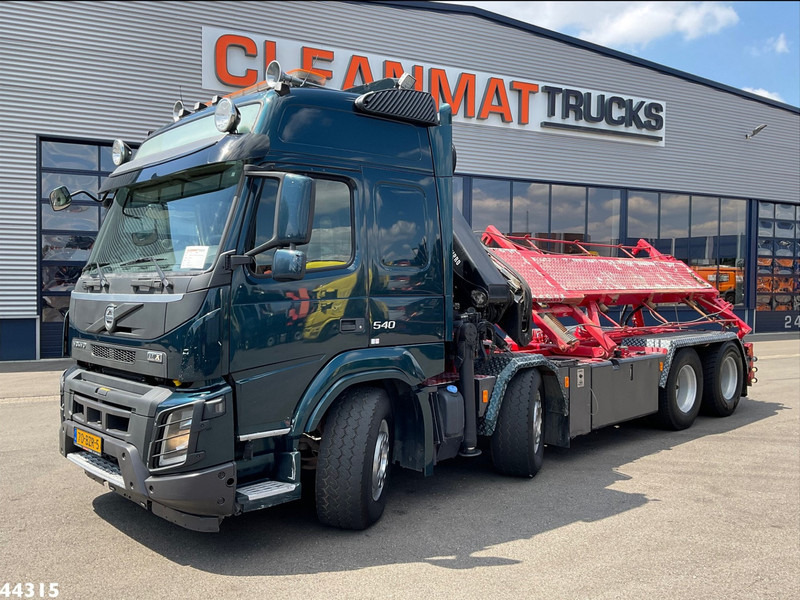 Volvo FMX 540 8x4 Euro 6 Hiab 28 Tonmeter laadkraan - Φορτηγό με σύστημα καλωδίων, Φορτηγό με γερανό: φωτογραφία 3 Volvo FMX 540 8x4 Euro 6 Hiab 28 Tonmeter laadkraan - Φορτηγό με σύστημα καλωδίων, Φορτηγό με γερανό: φωτογραφία 3