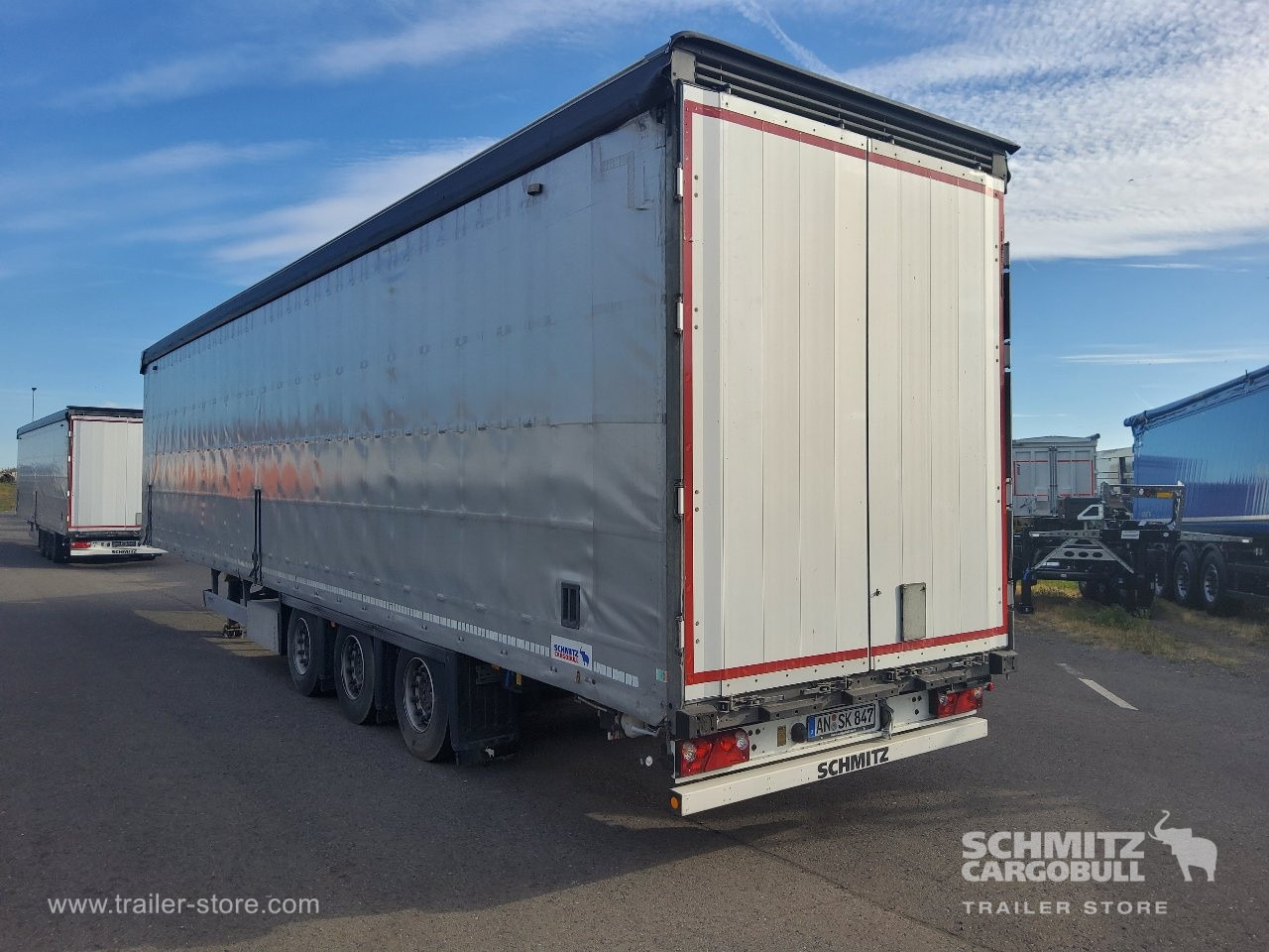 Επικαθήμενο κουρτίνα SCHMITZ Auflieger Curtainsider Mega: φωτογραφία 6 Επικαθήμενο κουρτίνα SCHMITZ Auflieger Curtainsider Mega: φωτογραφία 6