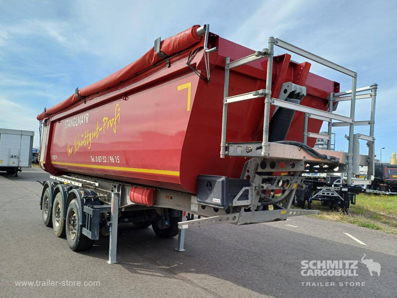 SCHMITZ Auflieger Kipper Stahlrundmulde 28m³ - Επικαθήμενο ανατρεπόμενο: φωτογραφία 1 SCHMITZ Auflieger Kipper Stahlrundmulde 28m³ - Επικαθήμενο ανατρεπόμενο: φωτογραφία 1