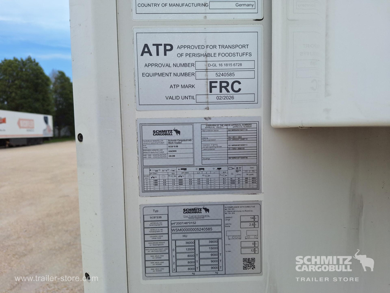 SCHMITZ Reefer Standard - Επικαθήμενο ισοθερμικό: φωτογραφία 5 SCHMITZ Reefer Standard - Επικαθήμενο ισοθερμικό: φωτογραφία 5