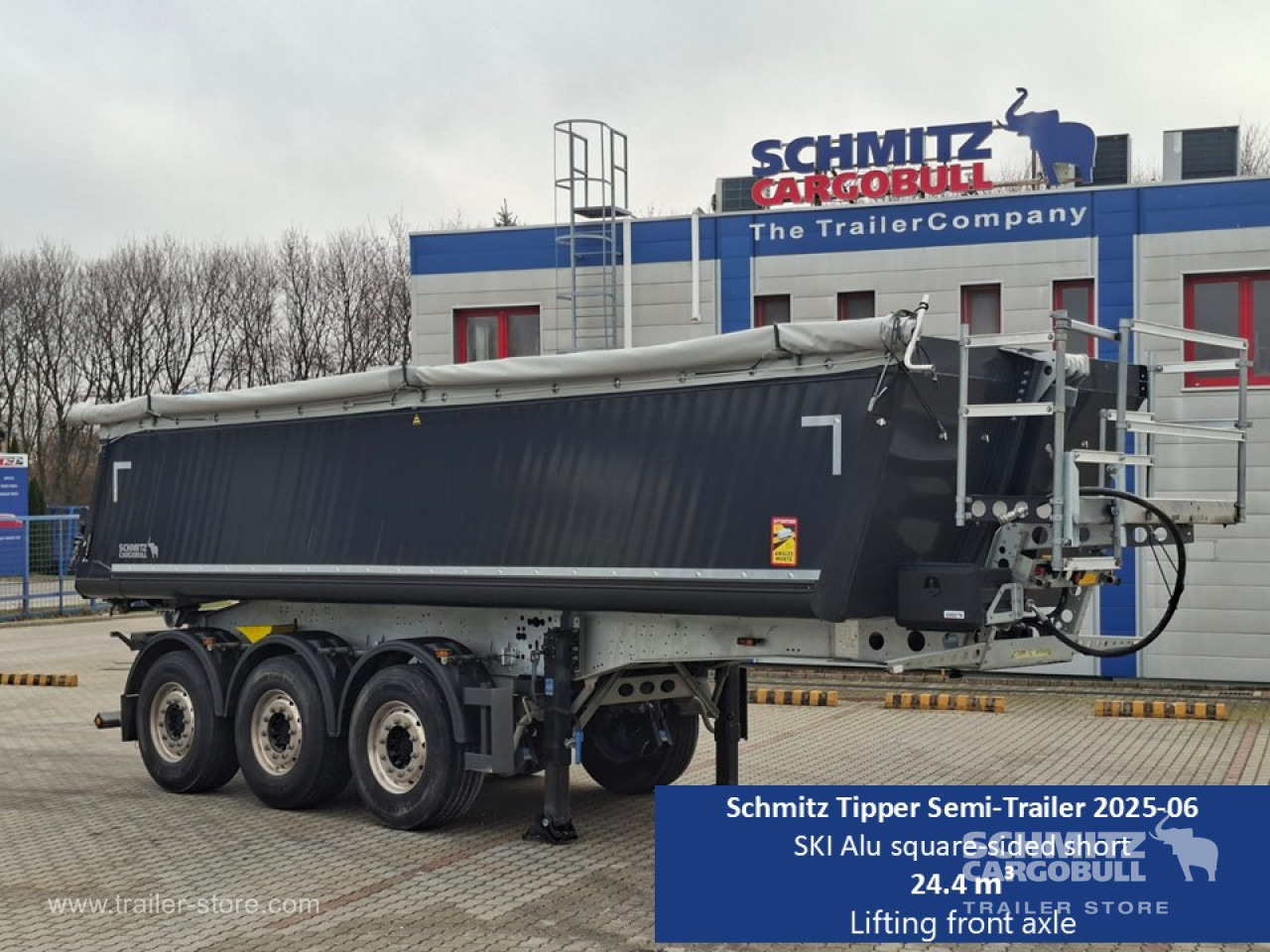 SCHMITZ Tipper Alu-square sided body - Επικαθήμενο ανατρεπόμενο: φωτογραφία 1 SCHMITZ Tipper Alu-square sided body - Επικαθήμενο ανατρεπόμενο: φωτογραφία 1